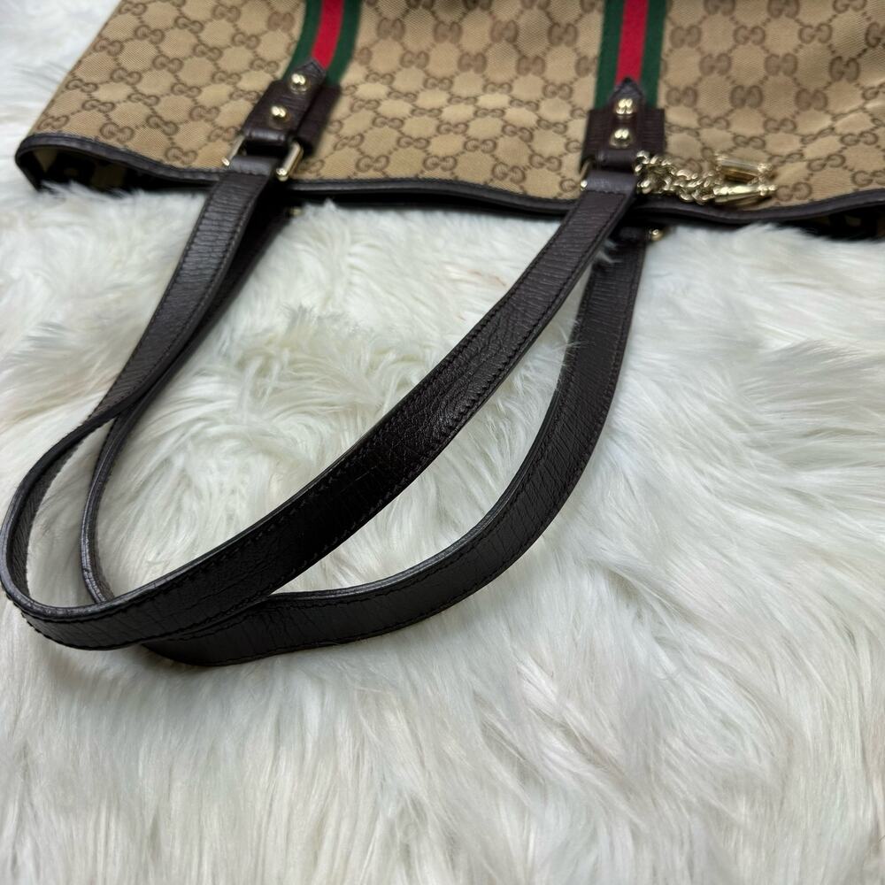 💎✨BEAUTIFUL✨💎 Gucci GG Shoulder Handbag Leather Pink - Picture 11 of 14